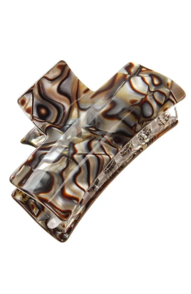 Large Solid Rectangle Claw Clip - Classic