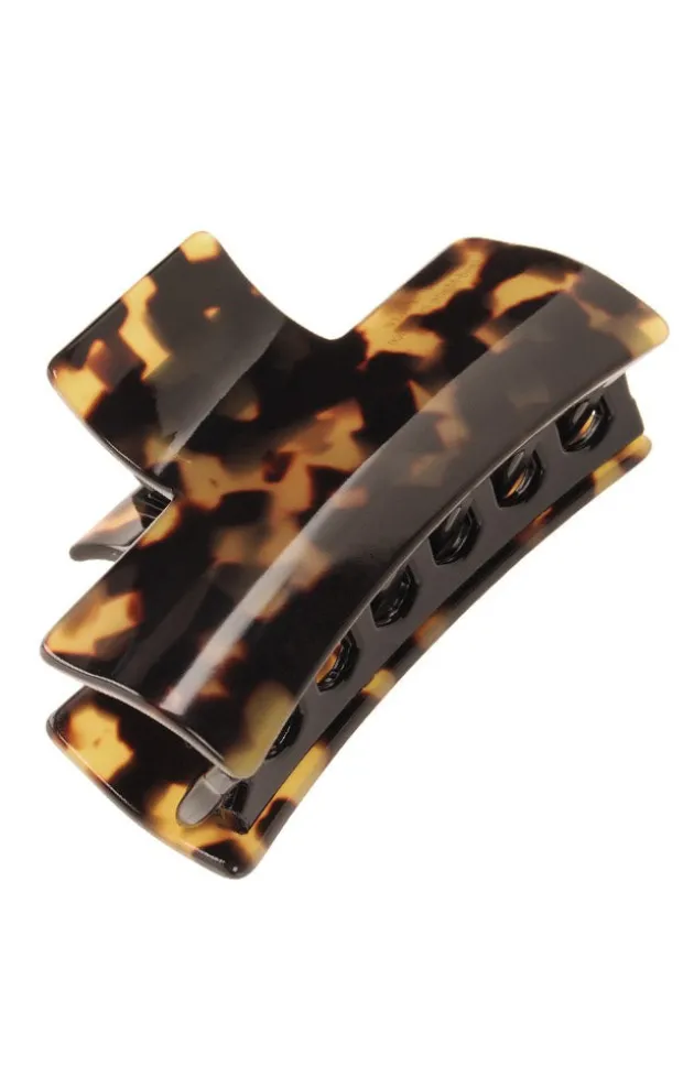 Large Solid Rectangle Claw Clip - Classic