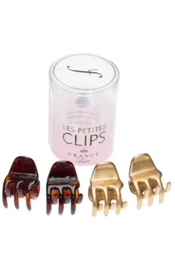 Les Petite Clips Small Dainty Claw Clip 4-Pack
