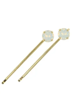 Little Gem Crystal Bobby Pin Pair