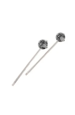 Little Gem Crystal Bobby Pin Pair