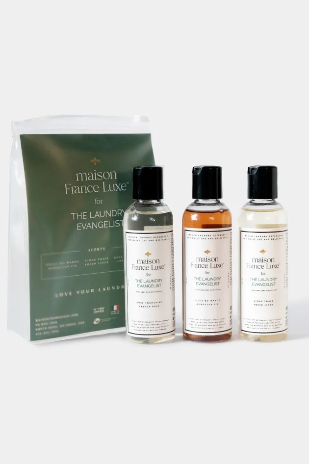 Luxury Laundry Trio | The Laundry Evangelist x Maison France Luxe