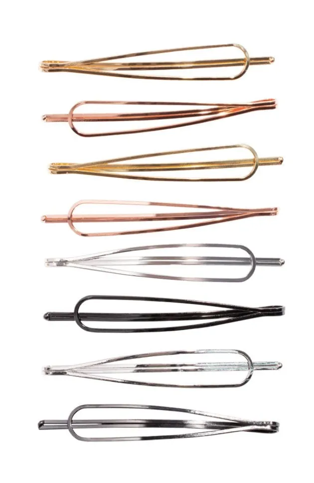 Metal Drop Bobby Pin Clip & Go 8-Pack