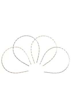 Metal Wave Headband 4-Pack