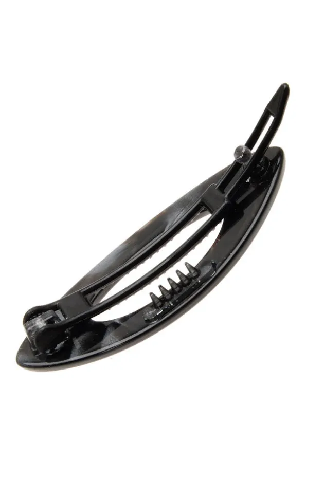 Mini Cutout Oval Plastic Tige Boule Barrette - Classic