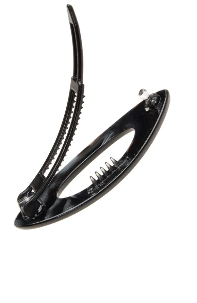 Mini Cutout Oval Plastic Tige Boule Barrette - Classic