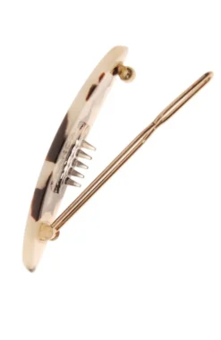 Mini Oblong Tige Boule Barrette - Classic