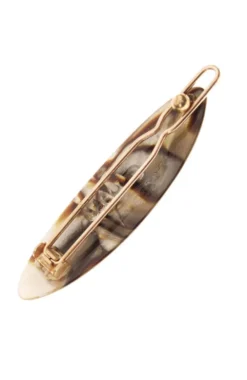 Mini Oblong Tige Boule Barrette - Classic