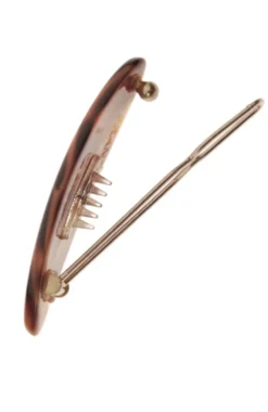 Mini Oblong Tige Boule Barrette - Classic
