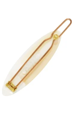 Mini Oblong Tige Boule Barrette - Classic