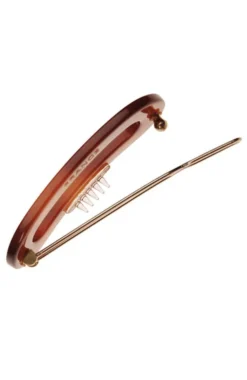 Mini Oval Tige Boule Barrette - French Classic