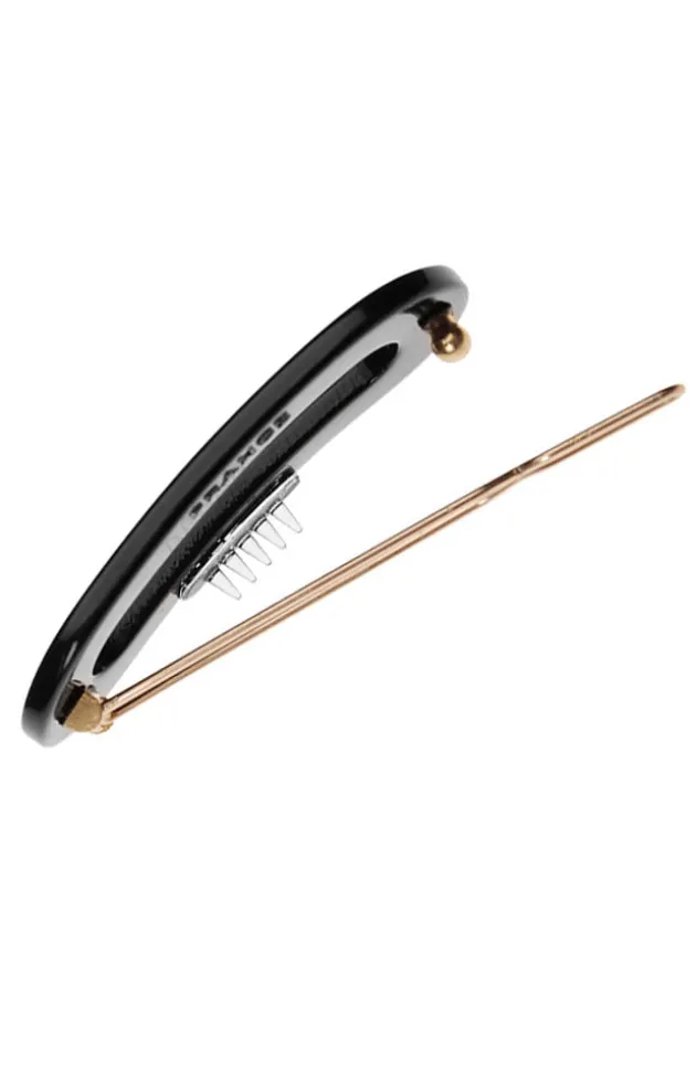 Mini Oval Tige Boule Barrette - French Classic