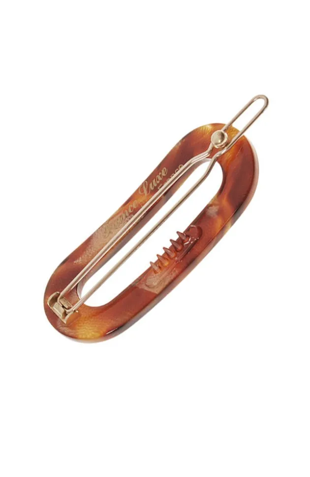 Mini Oval Tige Boule Barrette - French Classic