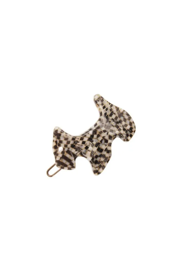 Mini Scotty Dog Tige Boule Barrette - Classic