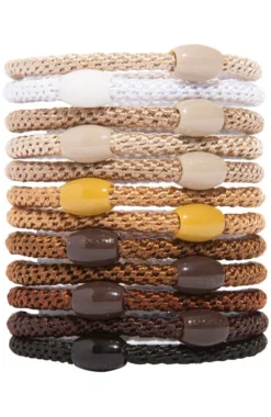 Narrow Grab & Go Pony, 12 Hair Ties
