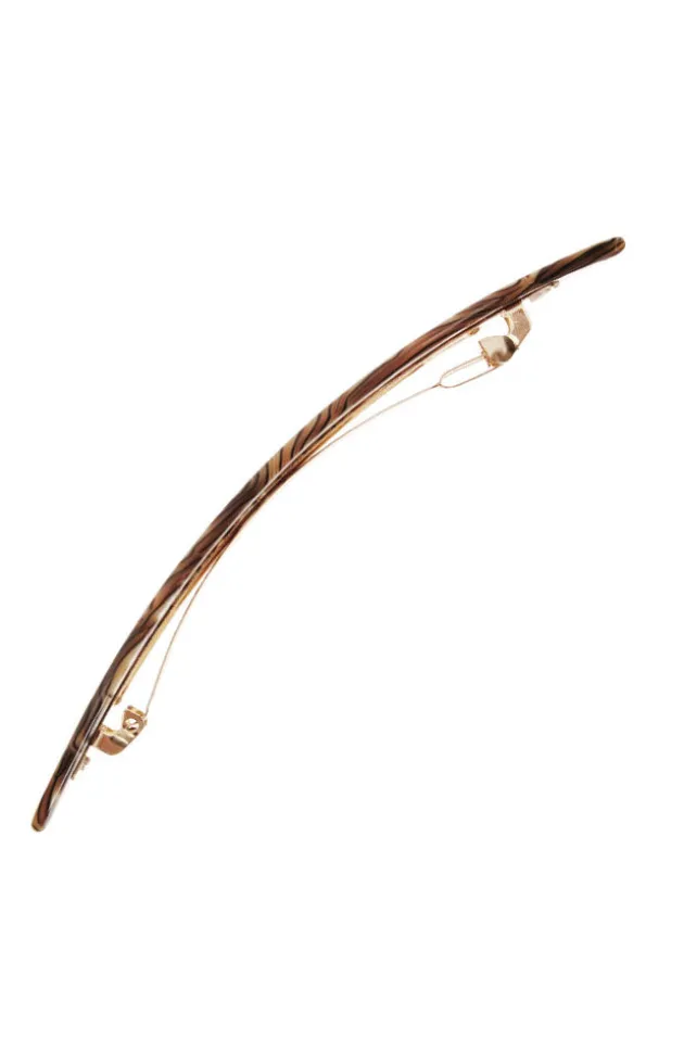 Oblong Long and Skinny Barrette - Classic