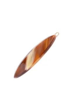 Oblong Tige Boule Barrette - Classic