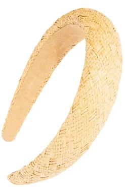 Padded Straw Headband