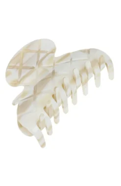 Quilted Medium Claw Clip - Classic