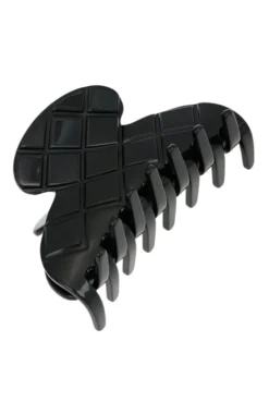 Quilted Medium Claw Clip - Classic
