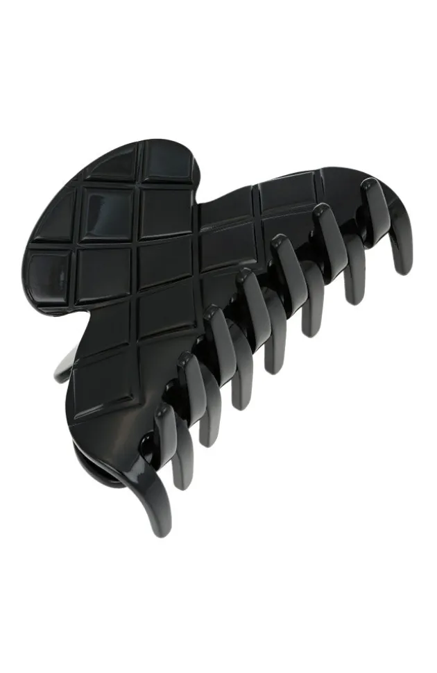 Quilted Medium Claw Clip - Classic