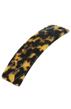 Quilted Rectangle Barrette - Classic