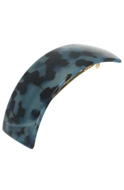 Rectangle Volume Barrette - Blue Tokyo