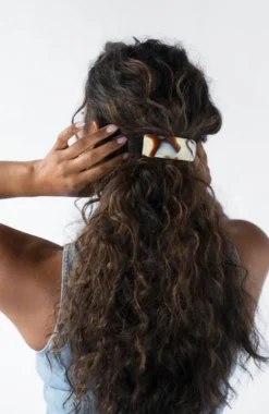 Rectangle Volume Barrette - French Classic