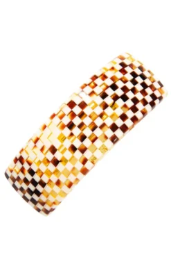 Rectangle Volume Barrette - French Classic