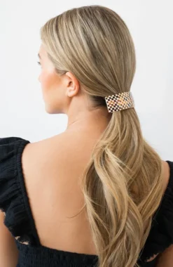 Rectangle Volume Barrette - French Classic
