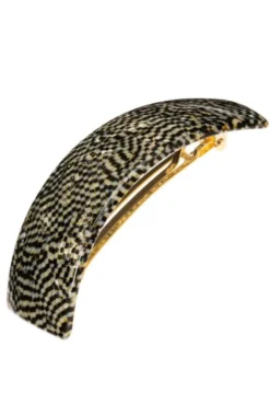 Rectangle Volume Barrette - French Classic