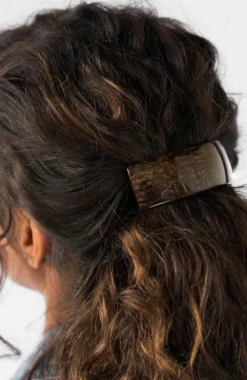 Rectangle Volume Barrette - French Classic