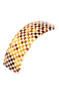 Rectangle Volume Barrette - French Classic
