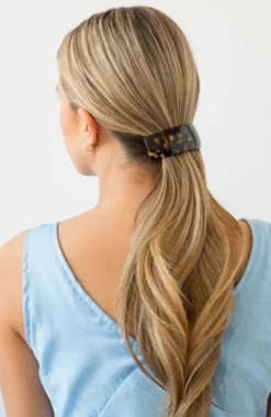 Rectangle Volume Barrette - French Classic