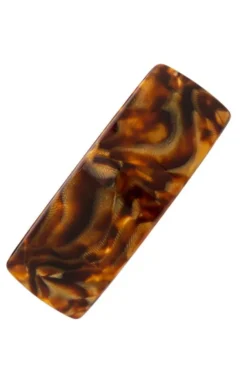 Rectangle Volume Barrette - French Classic