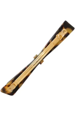 Ribbon Bow Long & Skinny Barrette - Classic