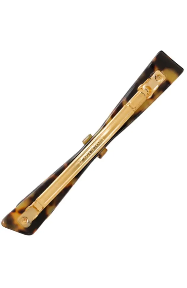 Ribbon Bow Long & Skinny Barrette - Classic