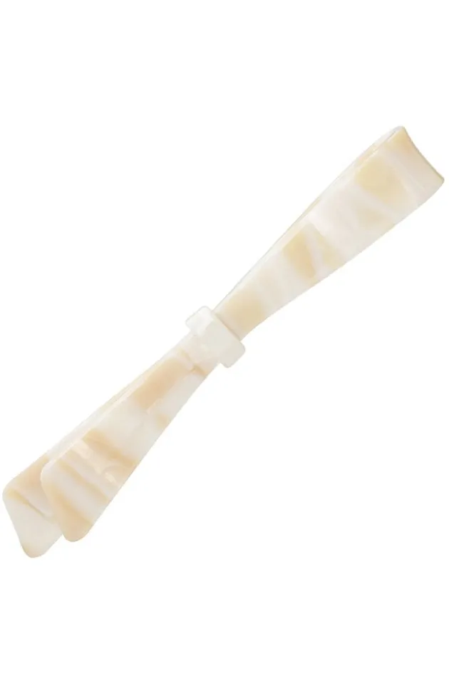 Ribbon Bow Long & Skinny Barrette - Classic