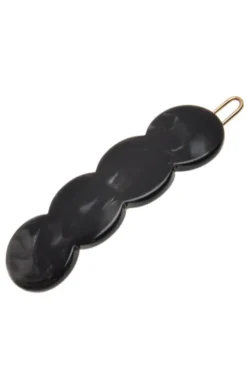 Scalloped Tige Boule Barrette - Classic