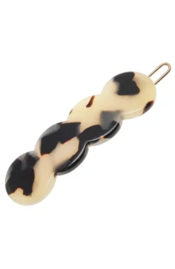 Scalloped Tige Boule Barrette - Classic