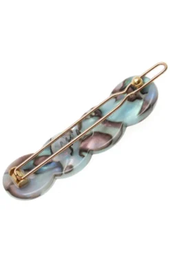 Scalloped Tige Boule Barrette - Classic