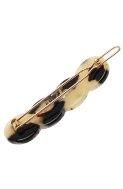 Scalloped Tige Boule Barrette - Classic