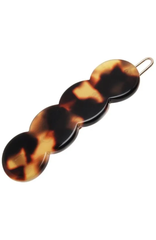 Scalloped Tige Boule Barrette - Classic