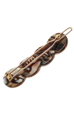 Scalloped Tige Boule Barrette - Classic