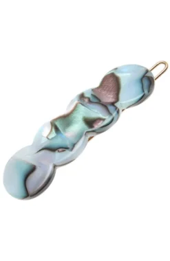 Scalloped Tige Boule Barrette - Classic
