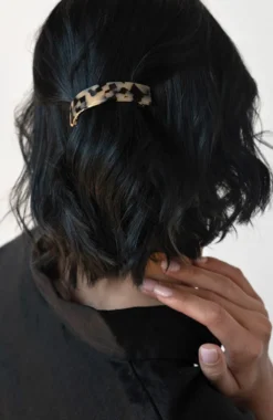 Skinny Rectangle Ponytail Barrette - Classic