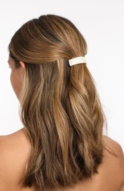 Skinny Rectangle Ponytail Barrette - Classic