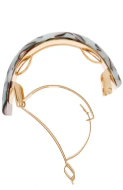 Skinny Rectangle Ponytail Barrette - Classic