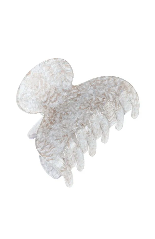 Small Couture Claw Clip - Gold Pine
