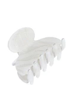 Small Couture Claw Clip - Metallic Zebra